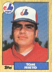 1987 Topps Baseball Cards      416     Tom Nieto